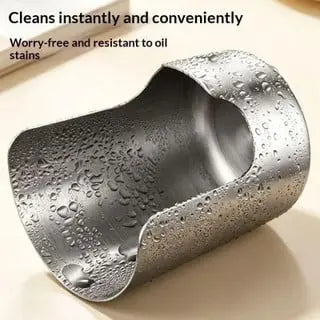 2-in-1 Stainless Steel Spoon & Lid Holder | Kitchen Utensil Rest for Stovetop & Counter