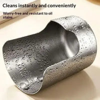 2-in-1 Stainless Steel Spoon & Lid Holder | Kitchen Utensil Rest for Stovetop & Counter