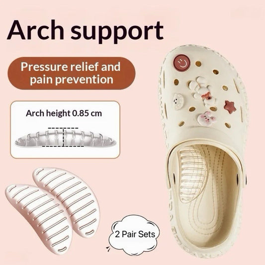 Gel Arch Support Pads | Self-Adhesive Silicone Insoles for Foot Pain & Plantar Fasciitis Relief