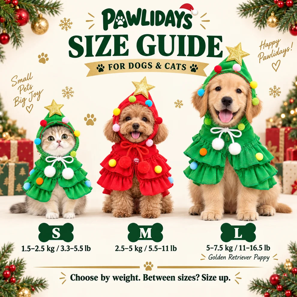 Holiday Pet Outfit ( Hat + Scarf )