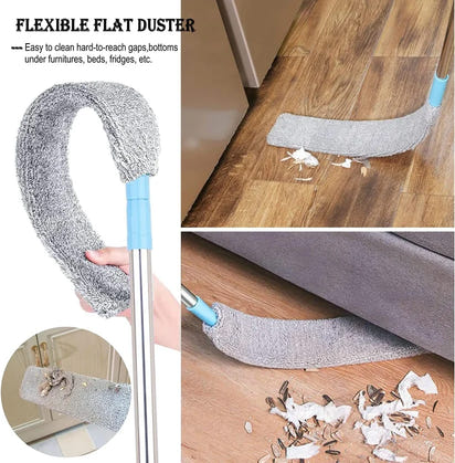 Extendable Microfiber Duster with Flexible Head & Washable Cover