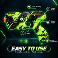 Infrared Laser Tag Battle Set with Gun & Vest