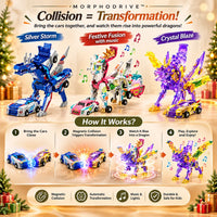 Magnetic Transforming Car & Dragon Toy