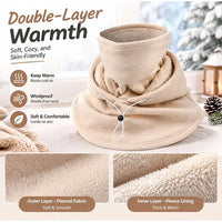 Thick Fleece Hooded Balaclava with Adjustable Fit