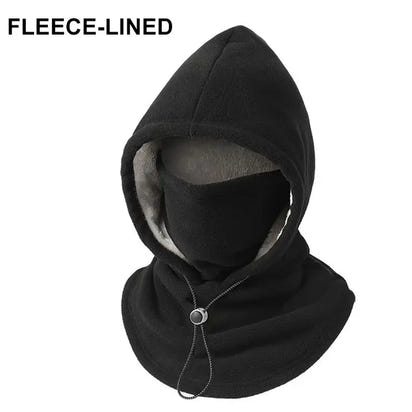 Thick Fleece Hooded Balaclava with Adjustable Fit