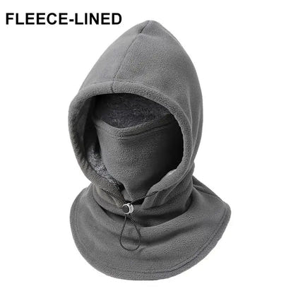 Thick Fleece Hooded Balaclava with Adjustable Fit