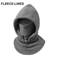 Thick Fleece Hooded Balaclava with Adjustable Fit