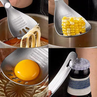 Stainless Steel Grater Spoon & Multi-Use Kitchen Tool