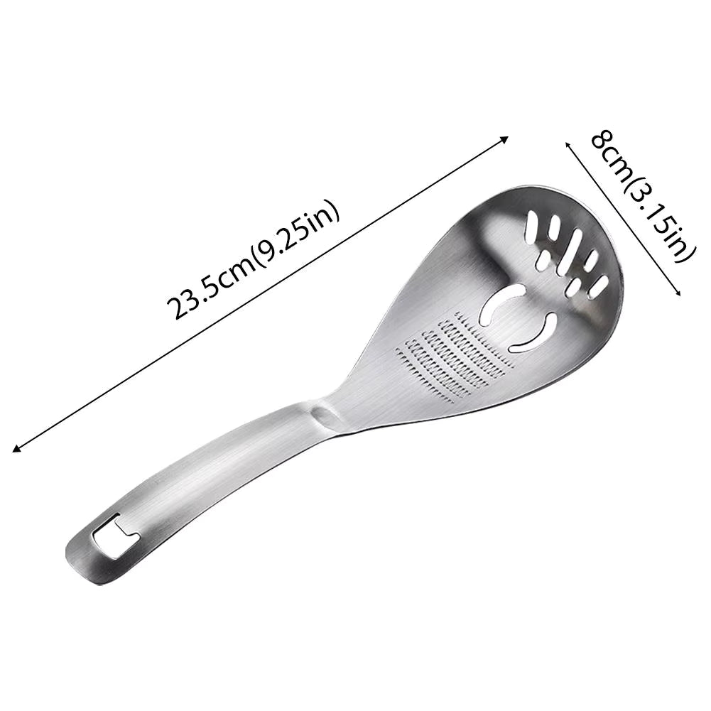 Stainless Steel Grater Spoon & Multi-Use Kitchen Tool
