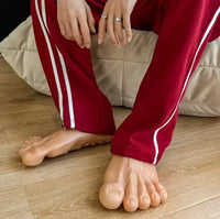 Funny Foot-Shaped Slides with Oversized Toe Details