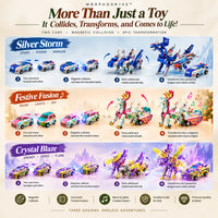 Magnetic Transforming Car & Dragon Toy