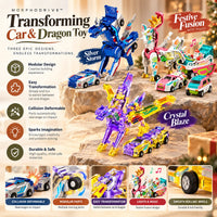 Magnetic Transforming Car & Dragon Toy