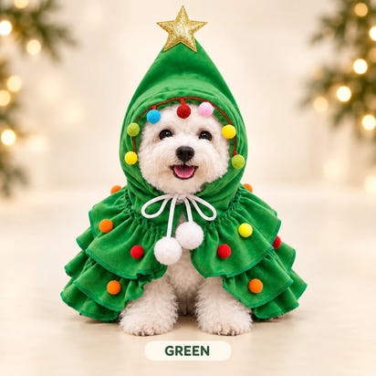 Holiday Pet Outfit ( Hat + Scarf )
