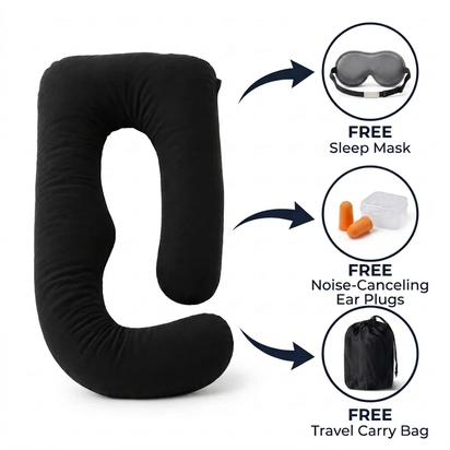 Black pillow set without NapNest branding