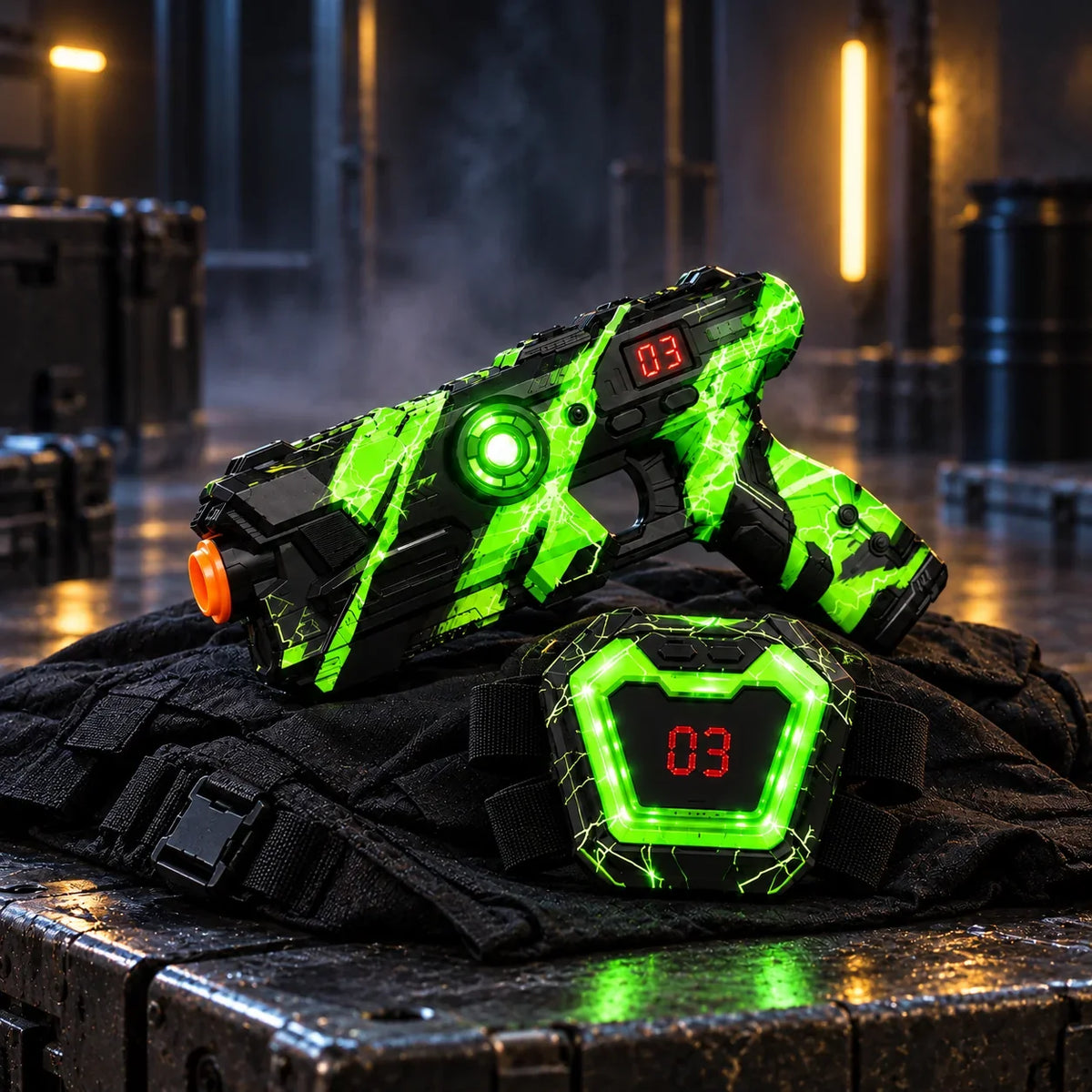 Infrared Laser Tag Battle Set with Gun & Vest