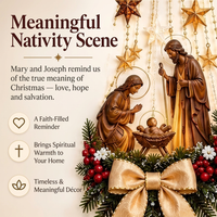 Enhanced nativity scene image