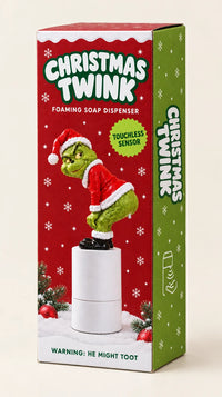 Touchless Christmas Foaming Soap Dispenser with Toot Sound
