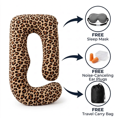 Leopard pillow set without NapNest branding