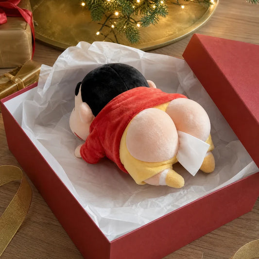 Synnot™ Plush Tissue Holder with Hanging Strap for Car & Home