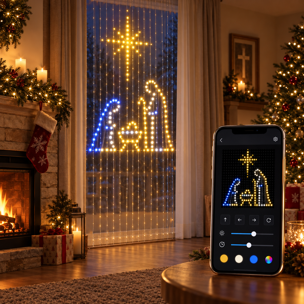 Smart Christmas Lights | Warm Festive LED Lights for Home Holiday Display