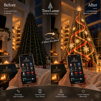 Smart Christmas Tree Lights | App-Controlled LED Show, 12+ Effects