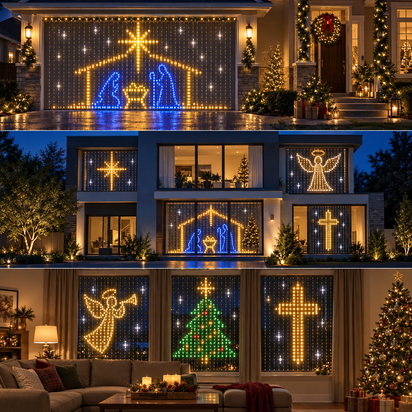 Smart Christmas Lights | Warm Festive LED Lights for Home Holiday Display