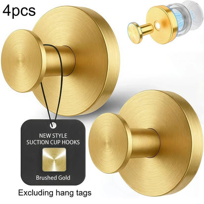 Reusable Vacuum Suction Hooks, 4-Pack