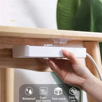 Transparent Adhesive Wall Hooks 40-Pack | No-Nail, Removable Organizer Hooks