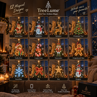 Smart Christmas Tree Lights | App-Controlled LED Show, 12+ Effects