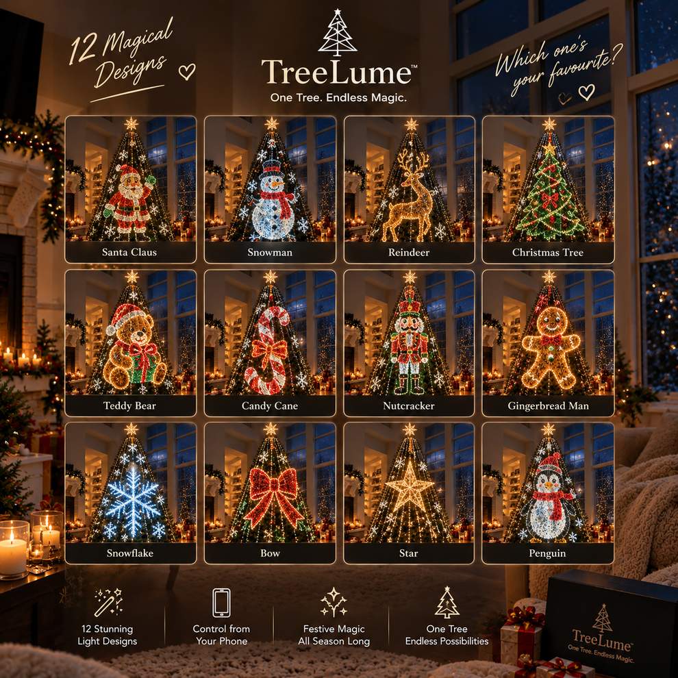 Smart Christmas Tree Lights | App-Controlled LED Show, 12+ Effects